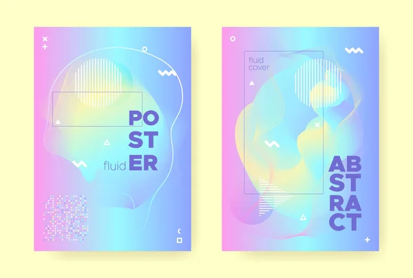 Rainbow Pastel Poster. Abstrakter Verlauf — Stockvektor