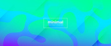 Yeşil Soyut Özgeçmiş. Sıvı renkli. 3d 