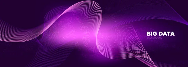 Parçacık Hareketi. Violet Büyük Veri Kavramı. Işık 