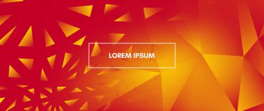 Gradyan Geometrik Flyer. Üçgen İniş 