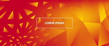 Gradyan Geometrik Çokgen Sancak. Teknoloji 