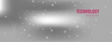 Gri kablo çerçeveli poster. Teknoloji Mimarisi. 