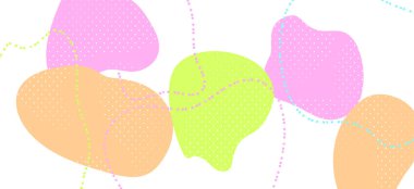 Çoklu Renkli Geometrik Çizim. Asgari Sıvı 