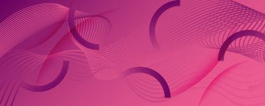 Renkli Akış Dalgası. Pembe Dinamik İniş Sayfası. 3d 