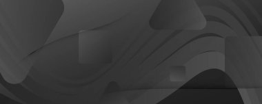 Gri Dijital Arkaplan. Akış Özeti Düzeni. 