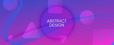 Mavi Akışkan Çizgiler. Teknoloji Hareketi. 3d Dinamik 