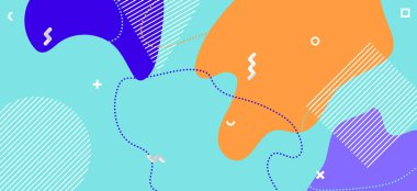 Mor Memphis Şekilleri. Yaratıcı Özet 