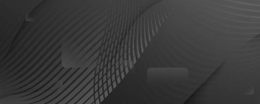 Gri Dijital Arkaplan. Akışkan Soyut Hareket. 