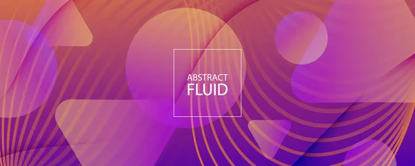 Fundo de fluido abstrato. 3d conceito futurista. —  Vetores de Stock