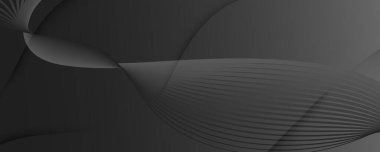 Siyah Dijital Arkaplan. Sıvı 3D Elementler. 