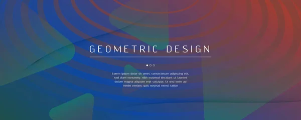 Fluxo geométrico abstrato. Linhas dinâmicas vetoriais — Vetor de Stock