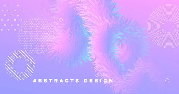 Blue Abstracts Design. Fondo de pantalla gráfico 3d . — Vector de stock