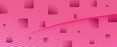 Renkli Akış Dalgası. Pembe Dinamik Hareket. 3d Sıvı 