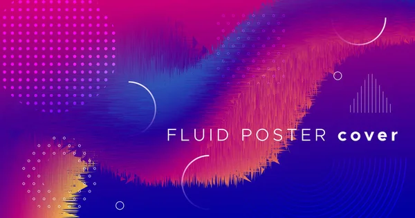 Fluid Abstract. Patrón de gradiente de onda. Vector — Vector de stock