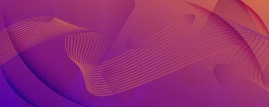 Soyut Sıvı Arkaplanı. 3d Geometrik Çizgiler. 