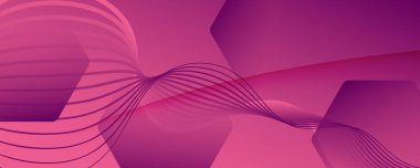 Renkli Akış Dalgası. Pembe Dinamik Duvar Kağıdı. 3d Sıvı 