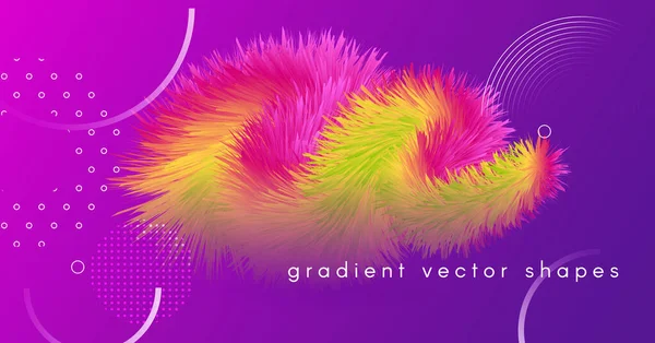 Lebendiges Design. Neon Abstract Motion. Grafik — Stockvektor