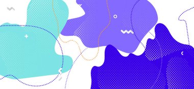 Mor Memphis Şekilleri. Modern Geometrik 