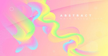 Soyut Renk Sıvısı. Dalga deseni. Pastel 