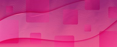 Renkli Akış Dalgası. Pembe Dinamik Duvar Kağıdı. 3d Sıvı 