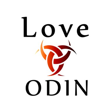 Odin-Odin, satanist simge boynuzları sembolü seviyorum