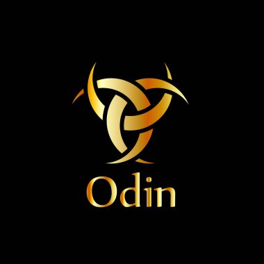 Odin-grafik boynuzları Odin, satanist simge bir sembolüdür 