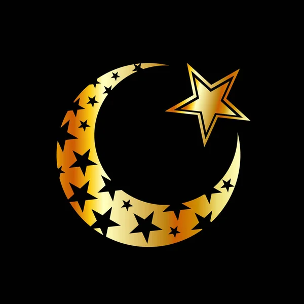 A estrela islâmica — Vetor de Stock