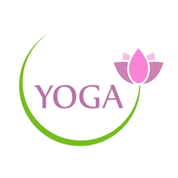 Yoga Und Der Heilige Lotus — Stockvektor