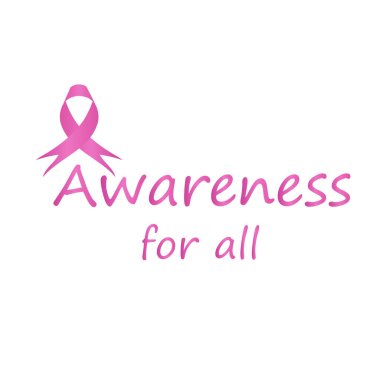 All-meme kanseri bilinçlendirme şerit için farkındalık