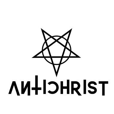 Ters çevrilmiş Pentagram Deccal sembolü