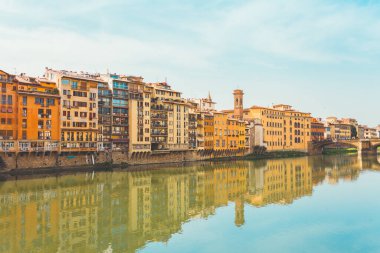 panoramik Floransa ve ponte Vecchio