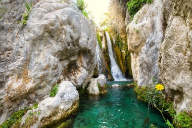 The Argalar Waterfalls clipart