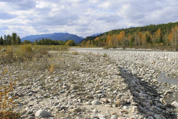 Lembah Tunka Musim Gugur Buryatia Rusia — Stok Foto