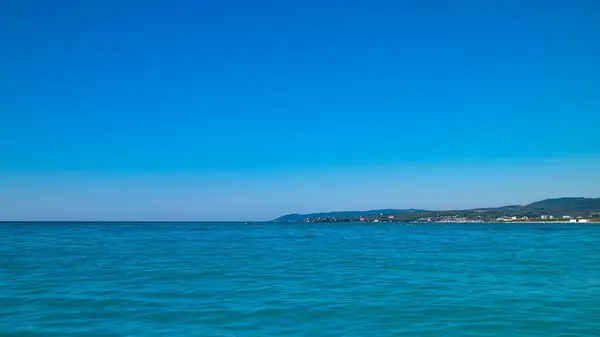 イタリアのヴァダの海と海岸 ターコイズブルーの水と白い砂 旅と自然概念 — ストック写真