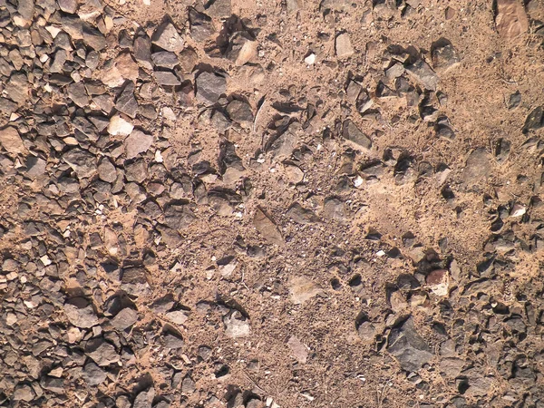 Brązowy Kanaryjska Pustynia Skały Jako Tło Typowa Ziemia Lanzarote Przestrzeń — Zdjęcie stockowe
