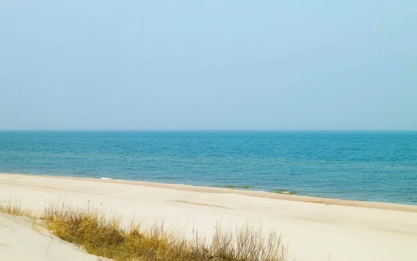 Baltic Sea Coast Sunny Day Lazy Poland Travel Nature Concept — Stock Photo, Image