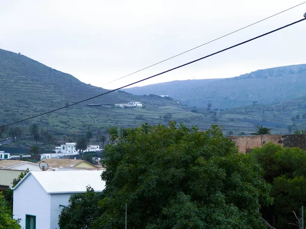 Haria Şehri Çevresi Doğayla Çevrili Haria Lanzarote Adasının Kuzeyinde Yer — Stok fotoğraf