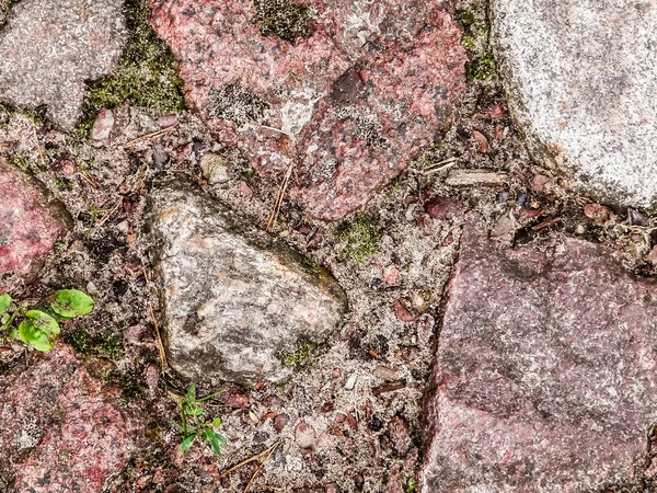 Zbliżenie Dużych Kamieni Jako Tło Natury Przestrzeń Kopiowania — Zdjęcie stockowe