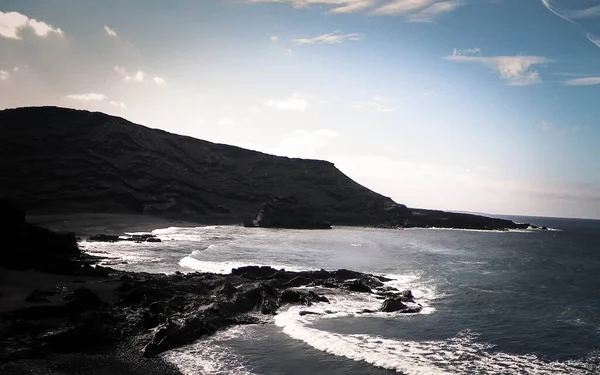 Costa Golfo Lanzarote Islas Canarias Viajes Belleza Concepto Naturaleza — Foto de Stock