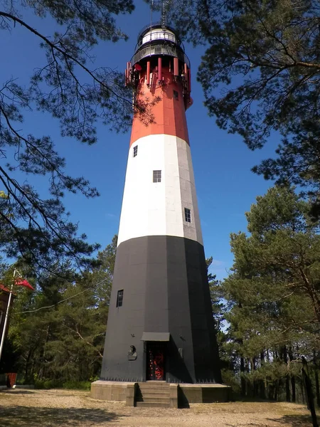 Lighthouse in Stilo, Poland. Travel and Architecture concept.