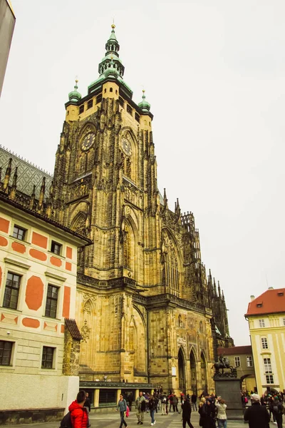 Praga, también conocido como el Oswego, es un destino turístico popular con una variedad de monumentos y lugares — Foto de Stock