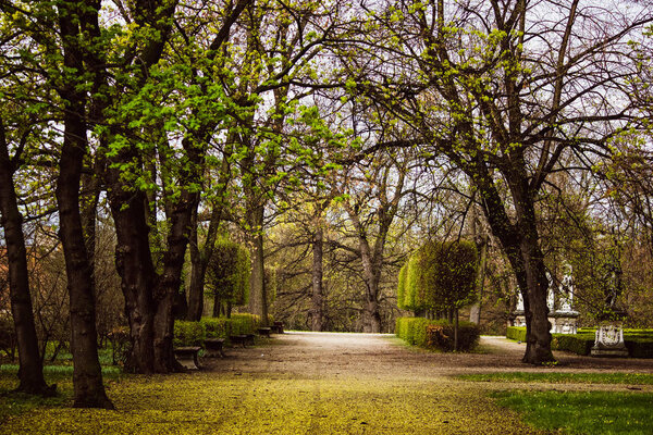 chateau Slavkov and its beautiful surroundings and a beautiful interior