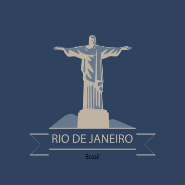 Banner veya logo Rio de Janeiro ve Brezilya seyahat 