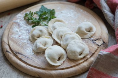 Rusya (et köfte) arka plan üzerinde kapat