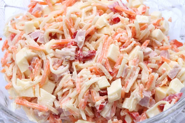 Italiensk coleslaw- insalata capricciosa — Stockfoto