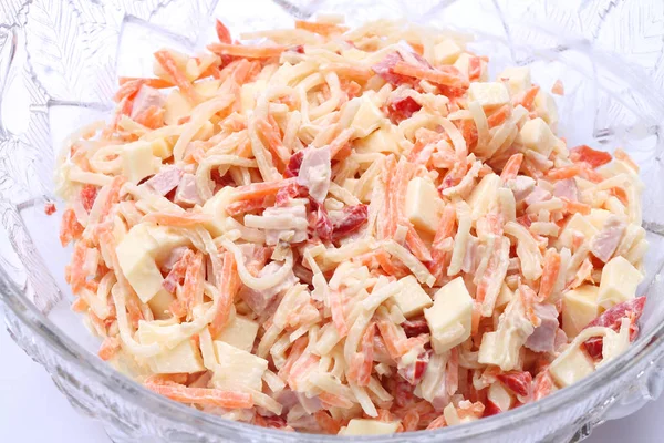 Italiensk coleslaw-insalata capricciosa — Stockfoto