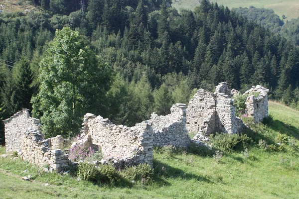 Rovine delle case dei pastori Immagine Stock