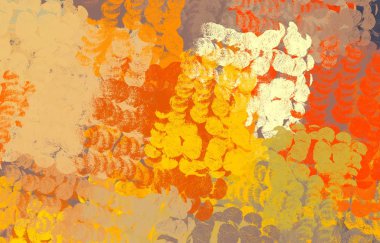 Soyut arka plan sanatı. 2D çizim. Etkileyici yağlı boya resim. Tuvalde fırça darbeleri. Modern sanat. Çok renkli arkaplan. Çağdaş sanat. İfade. Sanatsal dijital palet.