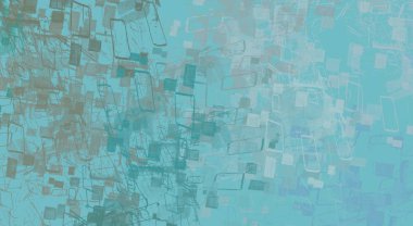 Soyut arka plan sanatı. 2D çizim. Etkileyici yağlı boya resim. Tuvalde fırça darbeleri. Modern sanat. Çok renkli arkaplan. Çağdaş sanat. İfade. Sanatsal dijital palet.