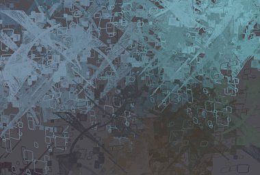 Soyut arka plan sanatı. 2D çizim. Etkileyici yağlı boya resim. Tuvalde fırça darbeleri. Modern sanat. Çok renkli arkaplan. Çağdaş sanat. İfade. Sanatsal dijital palet.